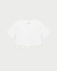 Loeffler Randall Women | Junie Lace Trim Tee