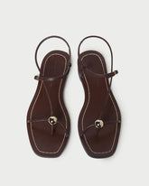 Lara Espresso Leather Sandal | Women Loeffler Randall