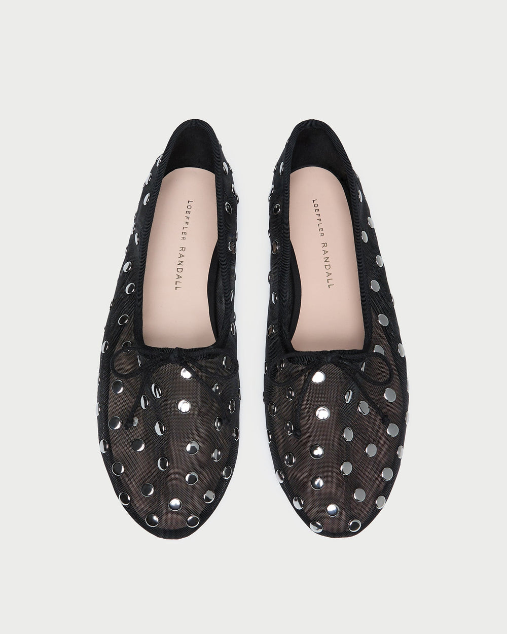 Landon Black/Silver Mesh Ballet Flat | Loeffler Randall Women