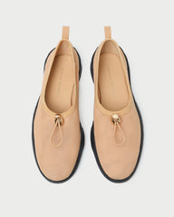Loeffler Randall Women | Raina Caramel/Black Mesh Flat