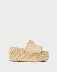 Aaron Natural Braided Straw Mule | Women Loeffler Randall