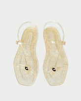 Dana Champagne Strappy Jelly Sandal | Loeffler Randall Women
