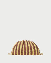 Bailey Brown/Butter Stripe Dome Clutch | Loeffler Randall Women