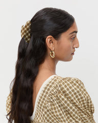 Yuri Butter Plaid Hair Clip Set | Loeffler Randall Women