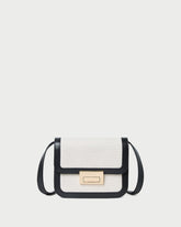 Desi Black/Natural Canvas Crossbody | Loeffler Randall Women