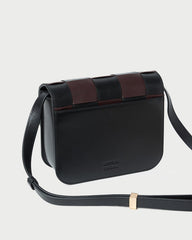 Desi Black/Espresso Woven Leather Crossbody | Women Loeffler Randall