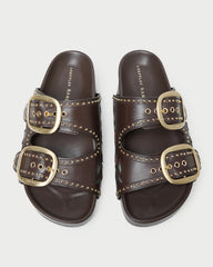 Loeffler Randall Women | Eve Brown Tulip Two-Band Sandal