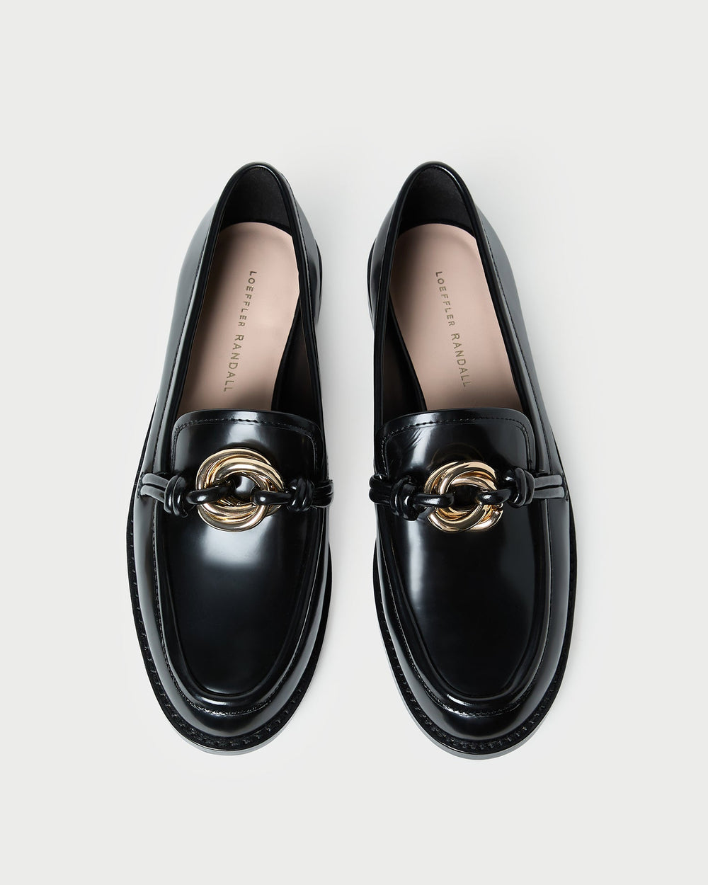 Loeffler Randall Women | Roma Black Leather Loafer