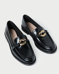 Loeffler Randall Women | Roma Black Leather Loafer