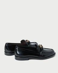 Loeffler Randall Women | Roma Black Leather Loafer