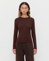 Lolo Pointelle Long-Sleeve Tee | Women Loeffler Randall