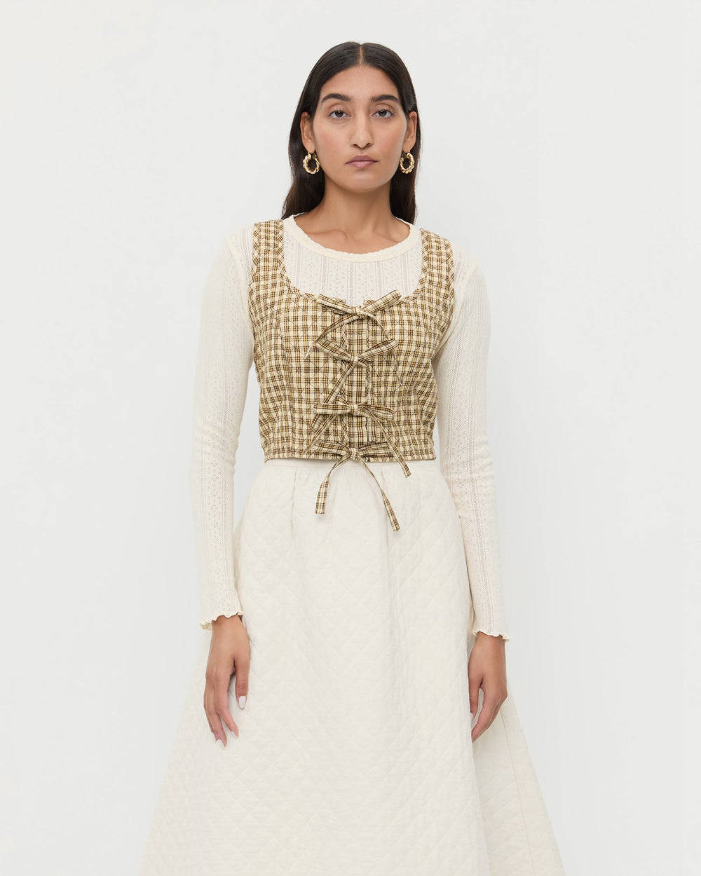 Callista Tie-Front Vest | Women Loeffler Randall