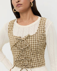Callista Tie-Front Vest | Women Loeffler Randall