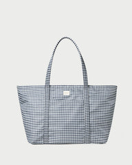 Loeffler Randall Women | Dina Black/White Gingham Travel Tote