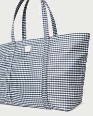 Loeffler Randall Women | Dina Black/White Gingham Travel Tote