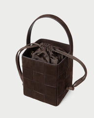 Loeffler Randall Women | Laith Brown Suede Bucket Bag