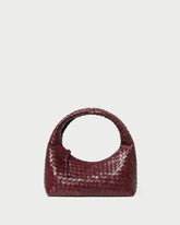 Mercer Maroon Woven Shoulder Bag | Loeffler Randall Women