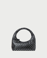 Mercer Black/Silver Leather Shoulder Bag | Loeffler Randall Women