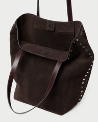 Loeffler Randall Women | Walker Brown/Silver Suede Tote