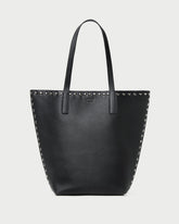 Walker Black/Silver Leather Tote | Loeffler Randall Women