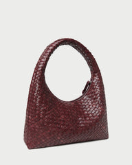 Loeffler Randall Women | Willow Maroon Woven Hobo Bag