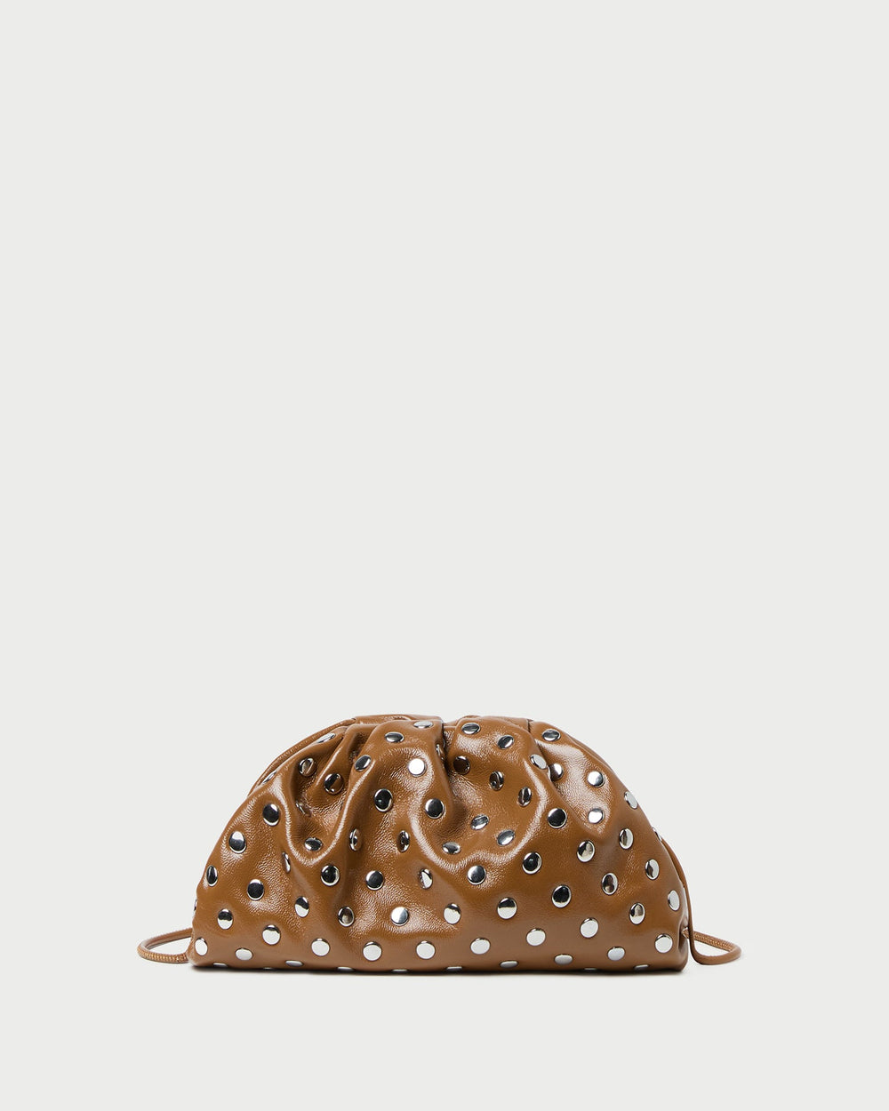 Loeffler Randall Women | Bailey Safari/Silver Leather Dome Clutch