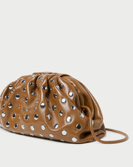 Loeffler Randall Women | Bailey Safari/Silver Leather Dome Clutch