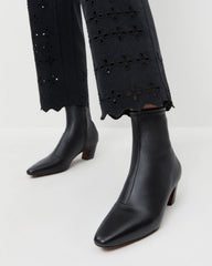 Doria Black Leather Ankle Boot | Women Loeffler Randall