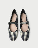 Loeffler Randall Women | Ginger Black/White Gingham Mary Jane