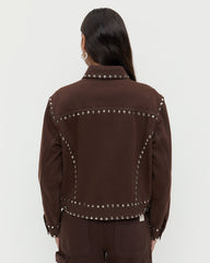 Elijah Studded Denim Jacket | Loeffler Randall Women