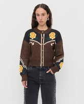 Loeffler Randall Women | Linda Intarsia Cardigan