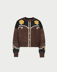Loeffler Randall Women | Linda Intarsia Cardigan