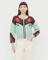 Loeffler Randall Women | Linda Intarsia Cardigan