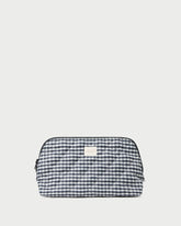 Loeffler Randall Women | Frances Black/White Gingham Cosmetic Pouch