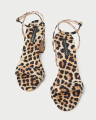 Malia Leopard Curved-Heel Sandal | Women Loeffler Randall