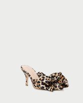Loeffler Randall Women | Margot Leopard Jersey Bow Mule