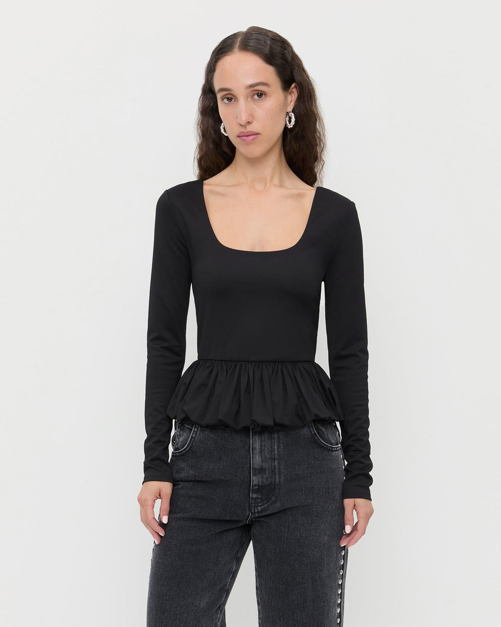 Loeffler Randall Women | Posie Peplum Top