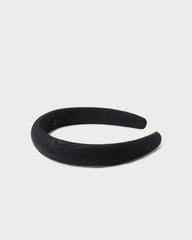 Marina Black Moiré Puffy Headband | Loeffler Randall Women