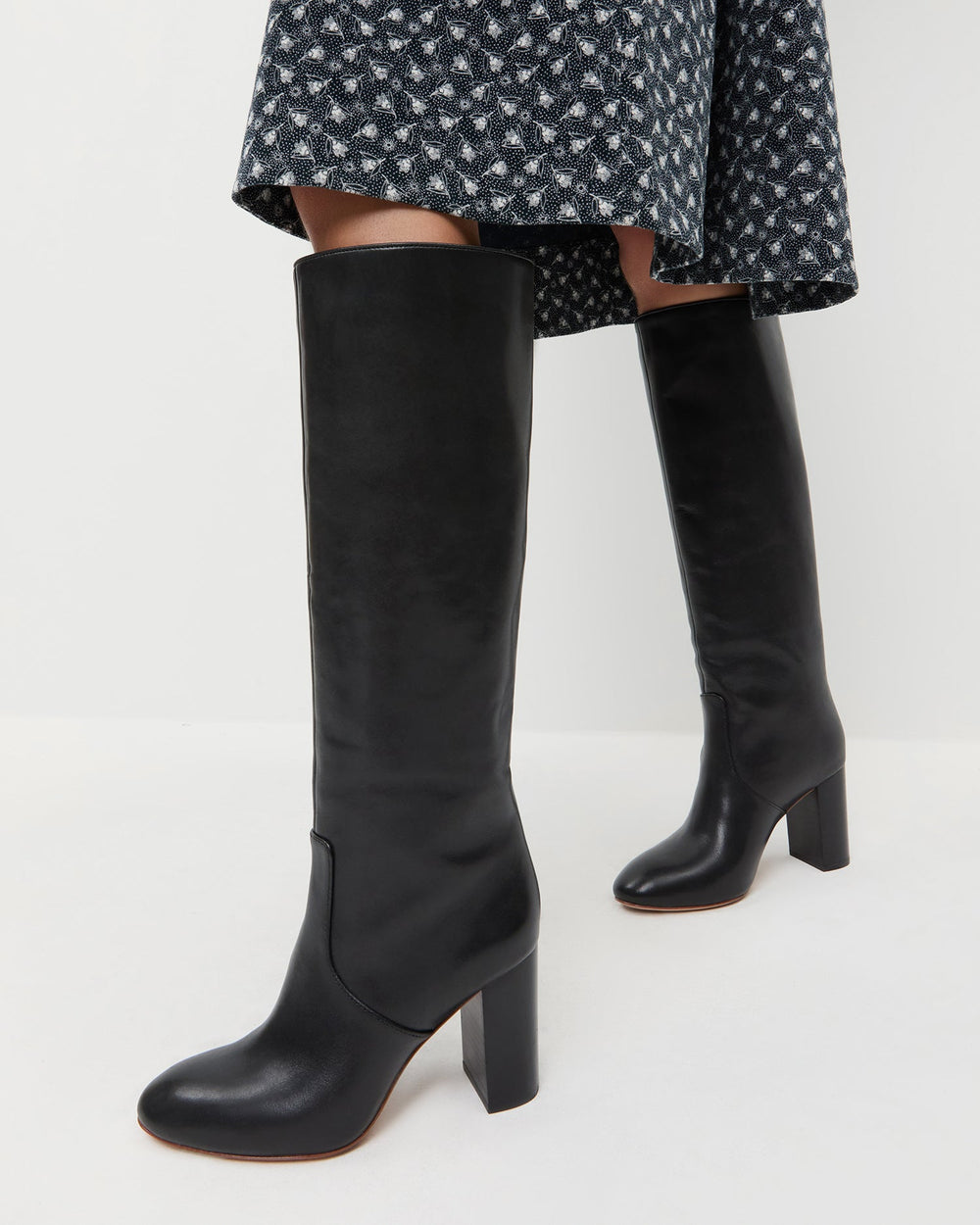 Goldy Black Leather Tall Boot | Women Loeffler Randall