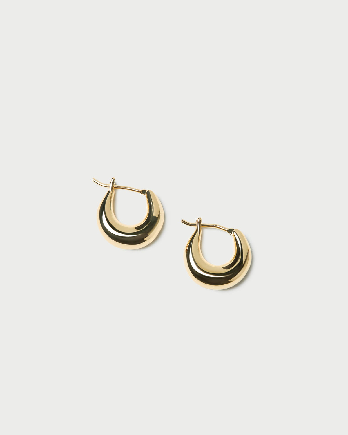 Adeline Gold Mini Dome Hoop Earring | Women Loeffler Randall