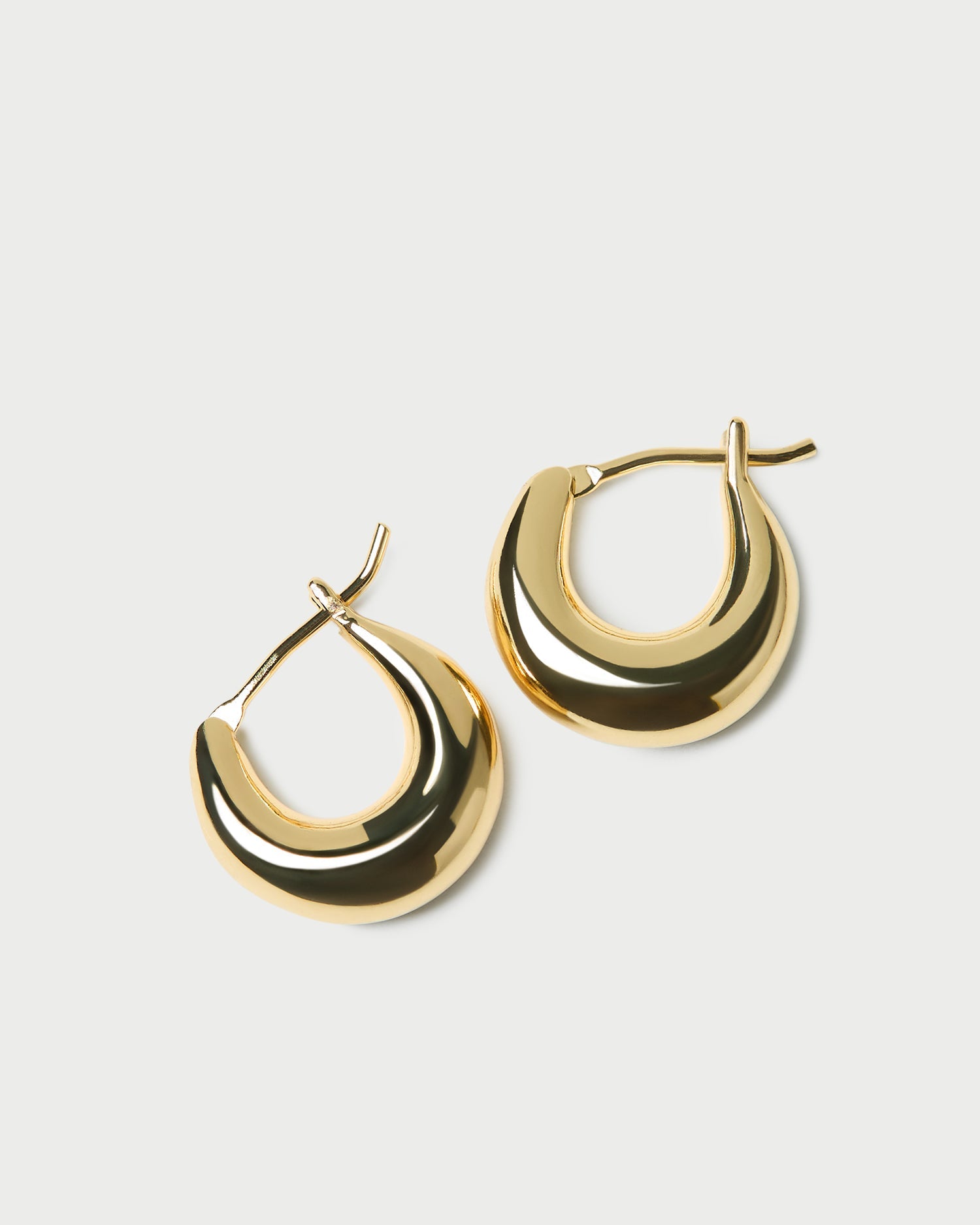 Adeline Gold Mini Dome Hoop Earring | Women Loeffler Randall