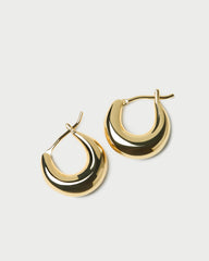 Adeline Gold Mini Dome Hoop Earring | Women Loeffler Randall