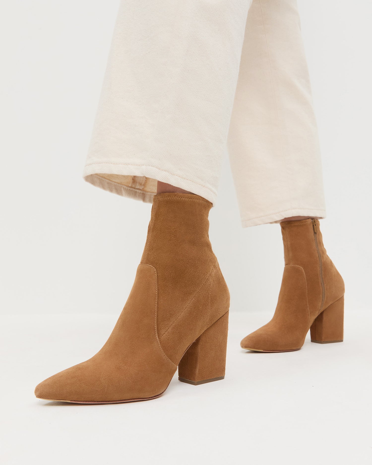 Isla Cacao Suede Ankle Bootie | Women Loeffler Randall