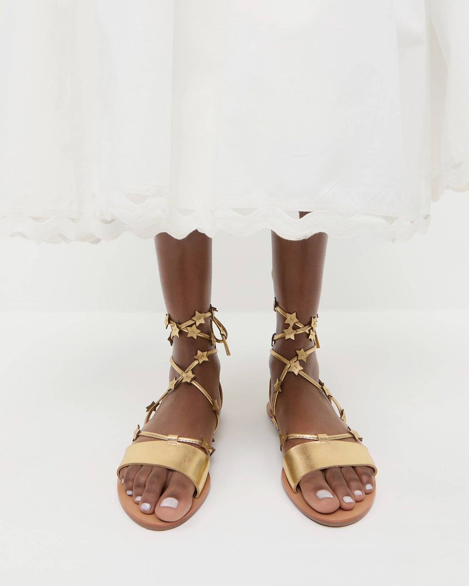 Loeffler Randall Women | Starla Gold Wrap Sandal