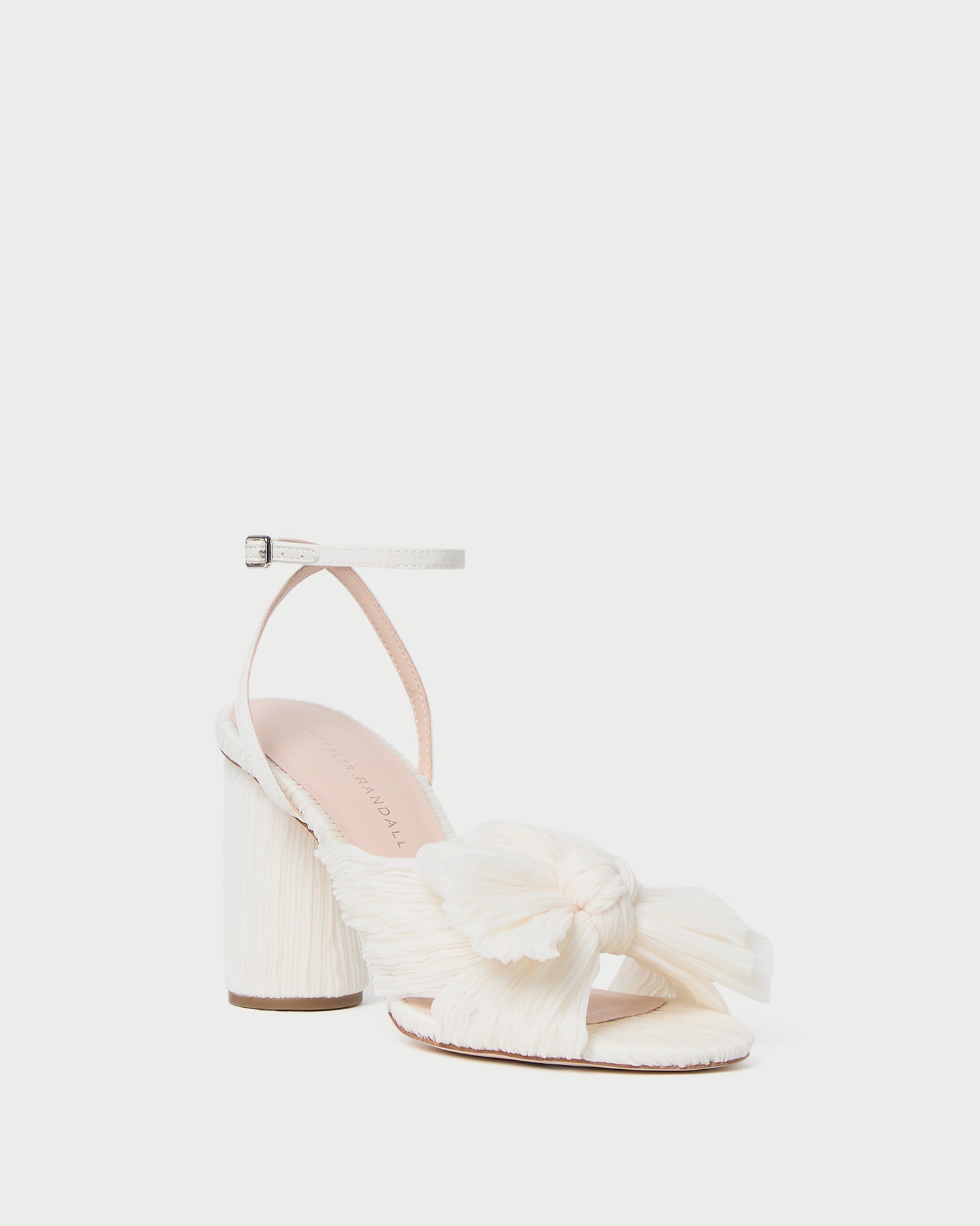 Loeffler Randall Women | Camellia Pearl Pleated Bow Heel