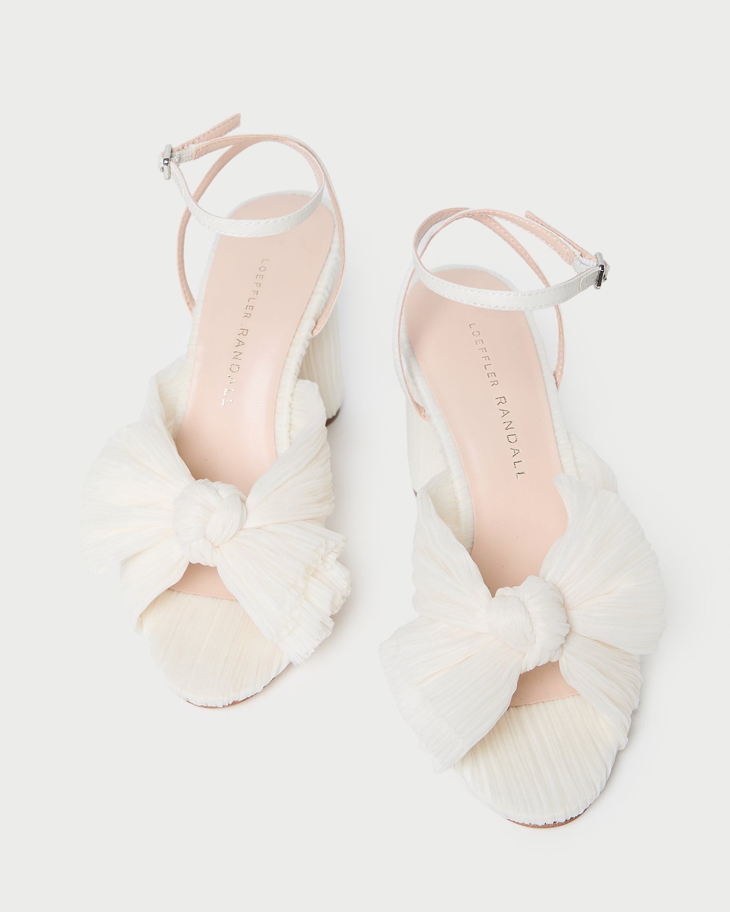 Loeffler Randall Women | Camellia Pearl Pleated Bow Heel