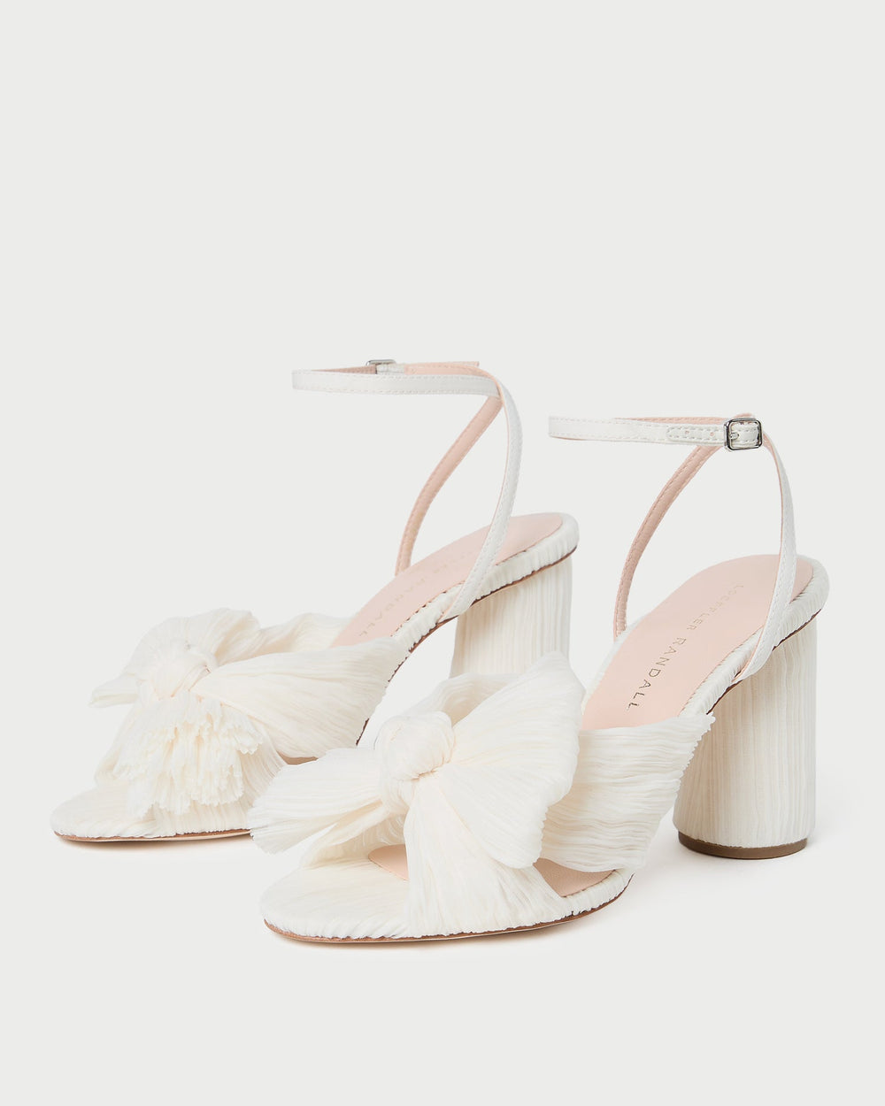 Loeffler Randall Women | Camellia Pearl Pleated Bow Heel