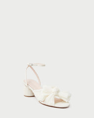 Dahlia Pearl Pleated Bow Heel | Loeffler Randall Women