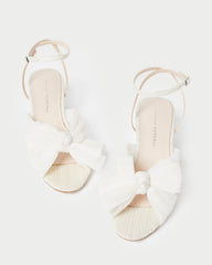 Dahlia Pearl Pleated Bow Heel | Loeffler Randall Women