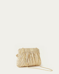 Loeffler Randall Women | Rayne Gold Bow Clutch
